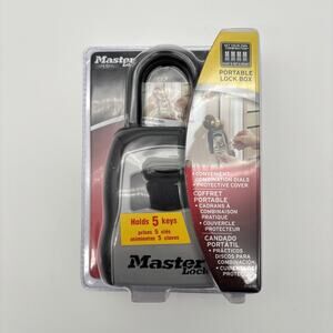 Master Lock Portable Combination Lock Boxes Holds 5 Keys. NEW. Sealed. Realtor.